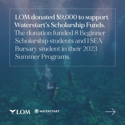 LOM sponsors 9 students for Waterstart program